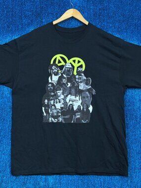 G59 Records x Suicideboys Grey Day Tour Stops Hip Hop Tee XL